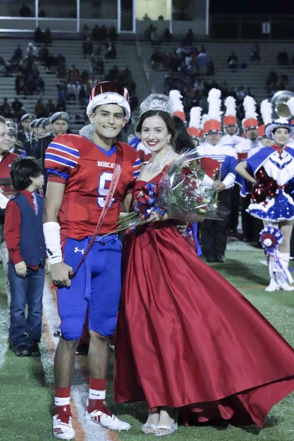 Homecoming King and Queen: Jalen Arebalo and Angelica Mia Noyola