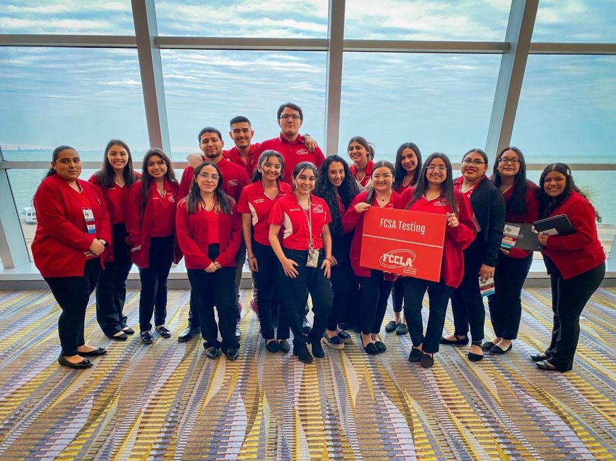 The FCCLA Star Team attend the FCCLA Regional Conference.