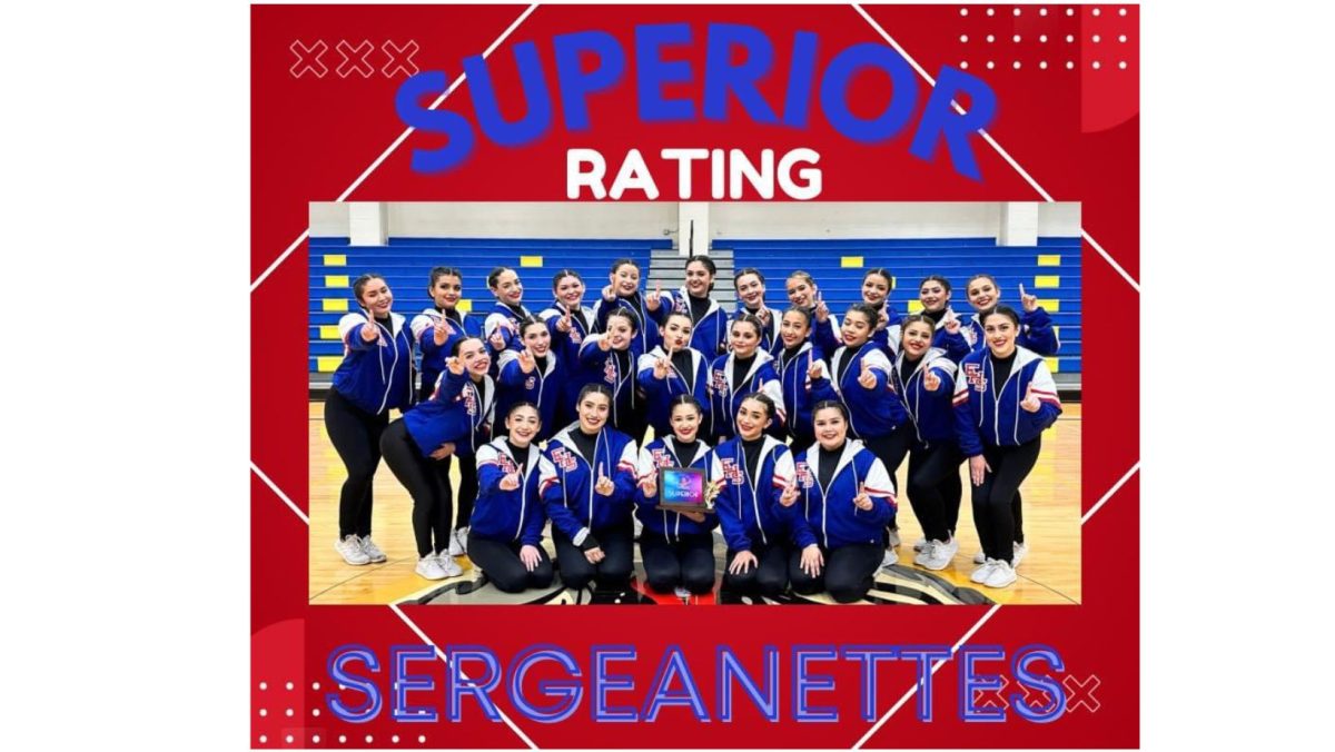 Sergeanettes receive Superior rating at competition.